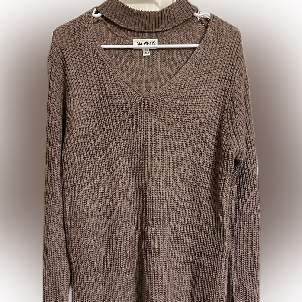 Say What? Sweater dress size XL